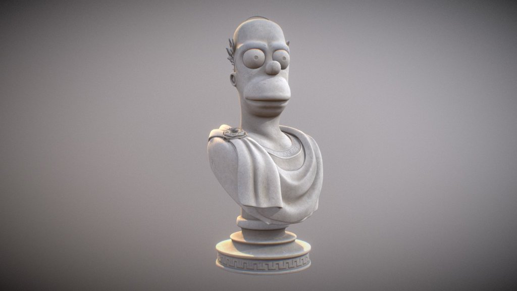 Homer Simpson, busto da collezione